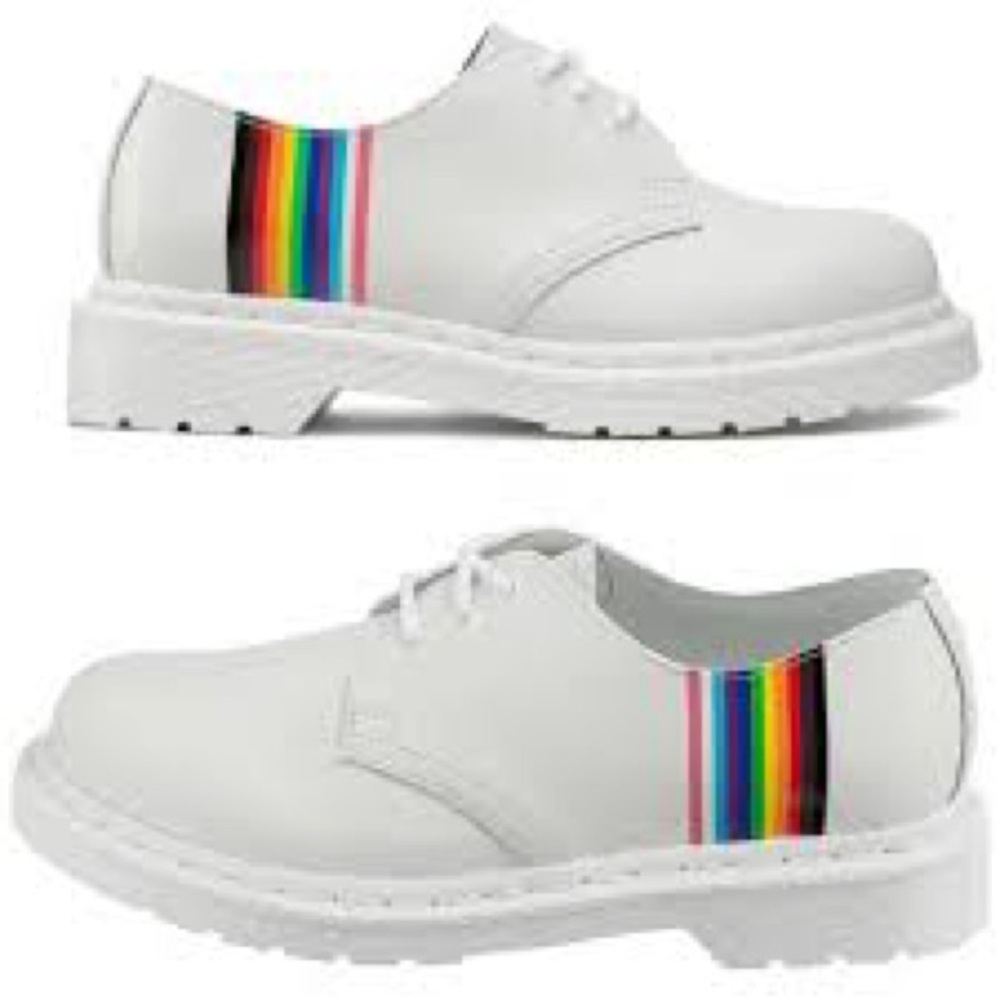 Dr. Martens AirWair Pride Leather Oxfords NWOT